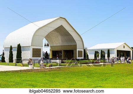 Stock Photography - Ruh Ordo Cultural complex, Cholpon-Ata, Kyrgyzstan, Asia. Fotosearch