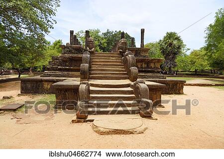 Ruin of the Royal Council Hall, Polonnaruwa, North Central Province of Sri Lanka View Large Photo Image Picture - Ruin of the Royal Council Hall, Polonnaruwa, North Central Province of Sri Lanka. Fotosearch