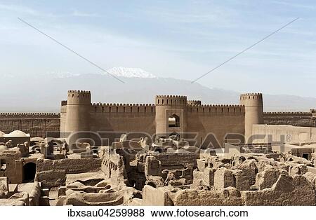 Ruinen, Turme und Mauern der Festung, Zitadelle Arg-e Rayen, Provinz Kerman, Iran View Large Photo Image Stock Photo - Ruinen, Turme und Mauern der Festung, Zitadelle Arg-e Rayen, Provinz Kerman, Iran. Fotosearch