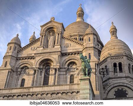 Stock Image - Sacre Coeur de Montmartre, Montmartre, Paris, France, Europe. Fotosearch