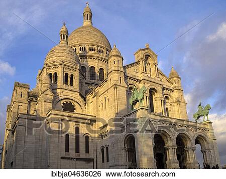 Stock Photograph - Sacre Coeur de Montmartre, Montmartre, Paris, France, Europe. Fotosearch