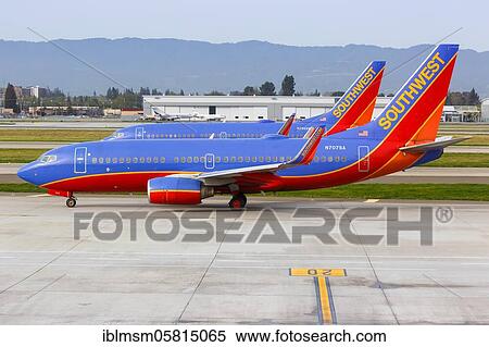 San Jose, United States, 11 April 2019: Southwest Airlines Boeing 737-700 aircraft at San Jose (SJC) airport in the United States, North America View Large Photo Image Stock Photography - San Jose, United States, 11 April 2019: Southwest Airlines Boeing 737-700 aircraft at San Jose (SJC) airport in the United States, North America. Fotosearch