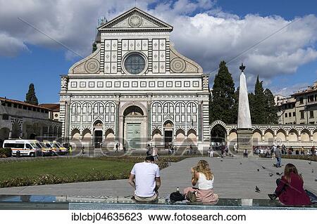 Stock Image - Santa Maria Novella, Florence, Italy, Europe. Fotosearch