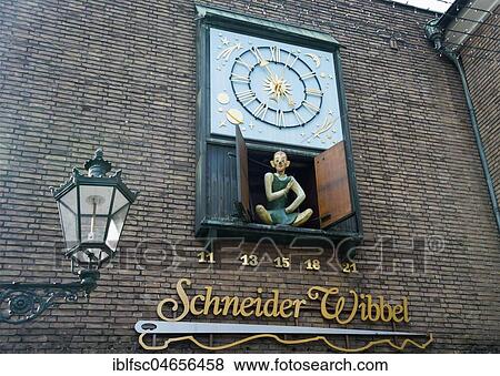 Schneider-Wibbel musical clock, Düsseldorf, North Rhine-Westphalia, Germany, Europe View Large Photo Image Stock Photo - Schneider-Wibbel musical clock, Düsseldorf, North Rhine-Westphalia, Germany, Europe. Fotosearch