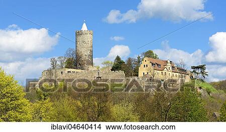 Picture - Schönburg Castle in the Saaletal Valley, Naumburg, Burgenlandkreis, Saxony-Anhalt, Germany, Europe. Fotosearch