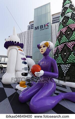 Sculptures of comic figures in front of the MBK Center, Shopping Mall, Siam Square, Pathum Wan, Bangkok, Thailand, Asia View Large Photo Image Stock Image - Sculptures of comic figures in front of the MBK Center, Shopping Mall, Siam Square, Pathum Wan, Bangkok, Thailand, Asia. Fotosearch