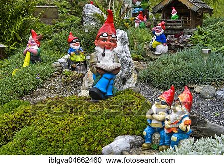 Several Garden gnomes, Engelberg, Canton Obwalden, Switzerland, Europe View Large Photo Image Stock Image - Several Garden gnomes, Engelberg, Canton Obwalden, Switzerland, Europe. Fotosearch