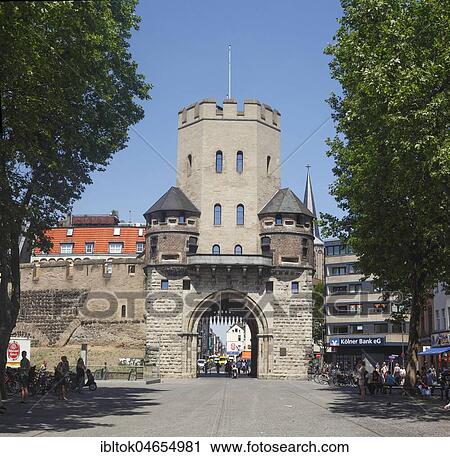 Severinstorburg, old city gate, Severinsviertel, Altstadt-Süd, Cologne, North Rhine-Westphalia, Germany, Europe View Large Photo Image Stock Image - Severinstorburg, old city gate, Severinsviertel, Altstadt-Süd, Cologne, North Rhine-Westphalia, Germany, Europe. Fotosearch
