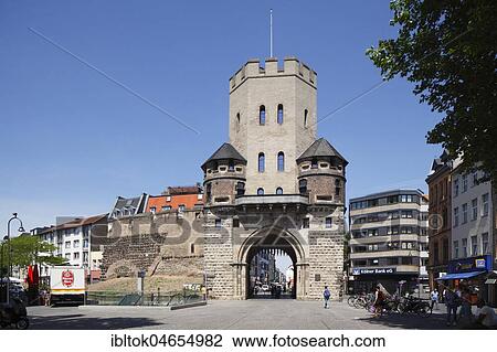 Severinstorburg, old city gate, Severinsviertel, Altstadt-Süd, Cologne, North Rhine-Westphalia, Germany, Europe View Large Photo Image Stock Image - Severinstorburg, old city gate, Severinsviertel, Altstadt-Süd, Cologne, North Rhine-Westphalia, Germany, Europe. Fotosearch