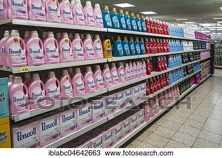 Shelf with detergent in a supermarket, Germany, Europe View Large Photo Image Stock Image - Shelf with detergent in a supermarket, Germany, Europe. Fotosearch