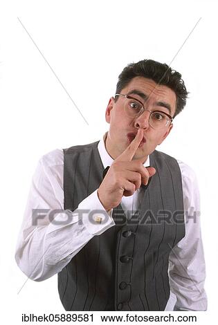 Shh, man puts his finger on his mouth, communication, silence, Berlin, Germany, Europe View Large Photo Image Stock Image - Shh, man puts his finger on his mouth, communication, silence, Berlin, Germany, Europe. Fotosearch