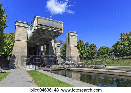 Ship lift Peterborough, Trent-Severn waterway, Peterborough, Ontario, Canada, North America View Large Photo Image Stock Photo - Ship lift Peterborough, Trent-Severn waterway, Peterborough, Ontario, Canada, North America. Fotosearch