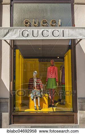 Shop window, fashion store Gucci, exclusive shopping street, Maximilianstraße, old town, Lehel, Munich, Upper Bavaria, Bavaria, Germany, Europe View Large Photo Image Stock Photo - Shop window, fashion store Gucci, exclusive shopping street, Maximilianstraße, old town, Lehel, Munich, Upper Bavaria, Bavaria, Germany, Europe. Fotosearch