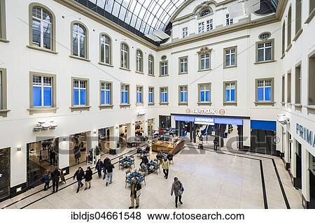 Shopping Center Post Galerie, Karlsruhe, Baden-Württemberg, Germany, Europe View Large Photo Image Stock Photo - Shopping Center Post Galerie, Karlsruhe, Baden-Württemberg, Germany, Europe. Fotosearch
