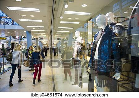 Picture - Shopping Centre Ettlinger Tor, Karlsruhe, Baden-Württemberg, Germany, Europe. Fotosearch