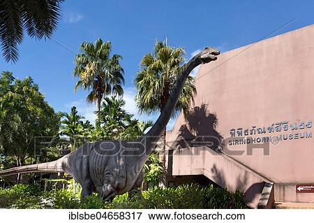 Stock Photo - Sirindhorn Dinosaur Museum, Non Buri, Sahatsakhan district, Kalasin province, Isan, Thailand, Asia. Fotosearch