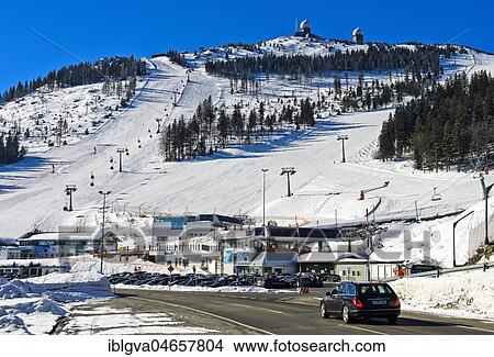 Ski area on the Großer Arber mountain, Bavarian Forest National Park, Bavarian Eisenstein, Bavaria, Germany, Europe View Large Photo Image Picture - Ski area on the Großer Arber mountain, Bavarian Forest National Park, Bavarian Eisenstein, Bavaria, Germany, Europe. Fotosearch