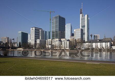 Skyline, banking district, banks of the Main, Frankfurt am Main, Hesse, Germany, Europe View Large Photo Image Stock Photo - Skyline, banking district, banks of the Main, Frankfurt am Main, Hesse, Germany, Europe. Fotosearch