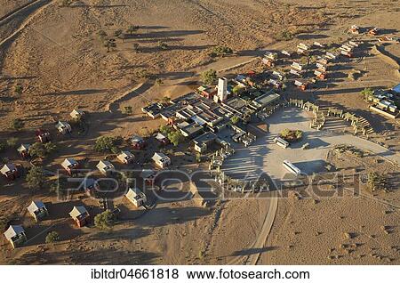 Sossusvlei Lodge, Sesriem, Namib Desert, aerial view, Namib-Naukluft National Park, Namibia, Africa View Large Photo Image Stock Photo - Sossusvlei Lodge, Sesriem, Namib Desert, aerial view, Namib-Naukluft National Park, Namibia, Africa. Fotosearch