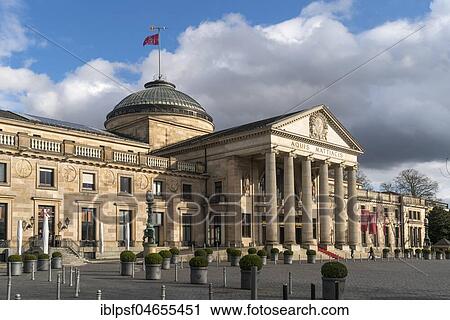 Spa hotel and Casino, Wiesbaden, Hesse, Germany, Europe View Large Photo Image Stock Image - Spa hotel and Casino, Wiesbaden, Hesse, Germany, Europe. Fotosearch