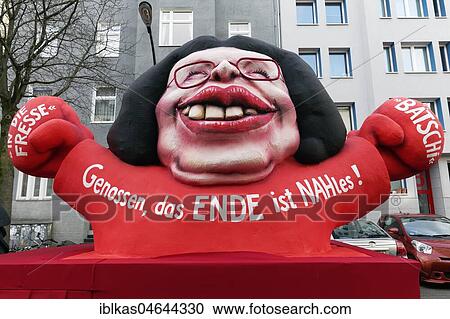 SPD politician Andrea Nahles, political caricature, motto caravan during Carnival Monday procession 2018, Düsseldorf, North Rhine-Westphalia, Germany, Europe View Large Photo Image Stock Image - SPD politician Andrea Nahles, political caricature, motto caravan during Carnival Monday procession 2018, Düsseldorf, North Rhine-Westphalia, Germany, Europe. Fotosearch