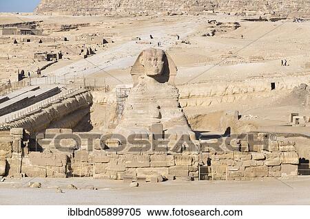 Stock Photography - Sphinx, Giza, Cairo, Egypt, Africa. Fotosearch