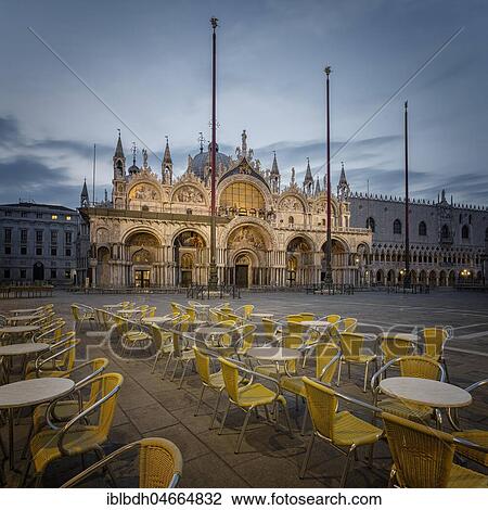 St. Mark's Square with Clock Tower and St. Mark's Cathedral, Basilica di San Marco, Venice, Veneto, Italy, Europe View Large Photo Image Stock Image - St. Mark's Square with Clock Tower and St. Mark's Cathedral, Basilica di San Marco, Venice, Veneto, Italy, Europe. Fotosearch