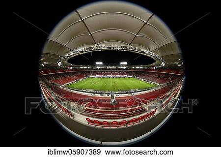 Stadium without spectators, ghost game in the Bundesliga, Mercedes-Benz Arena, Corona crisis, Stuttgart, Baden-Württemberg, Germany, Europe View Large Photo Image Stock Photo - Stadium without spectators, ghost game in the Bundesliga, Mercedes-Benz Arena, Corona crisis, Stuttgart, Baden-Württemberg, Germany, Europe. Fotosearch