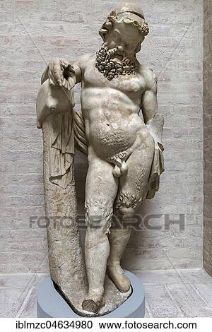 Statue of an old Satyr, Roman copy of a Greek original around 330 B. C., in the Hall of the Faun at the glyptotheque, Munich, Upper Bavaria, Germany, Europe View Large Photo Image Stock Image - Statue of an old Satyr, Roman copy of a Greek original around 330 B. C., in the Hall of the Faun at the glyptotheque, Munich, Upper Bavaria, Germany, Europe. Fotosearch