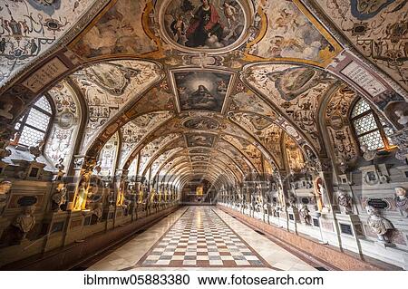 Statues in the Renaissance Antiquarium or Hall of Antiquities in the Munich Residence, Munich, Upper Bavaria, Bavaria, Germany, Europe View Large Photo Image Stock Image - Statues in the Renaissance Antiquarium or Hall of Antiquities in the Munich Residence, Munich, Upper Bavaria, Bavaria, Germany, Europe. Fotosearch
