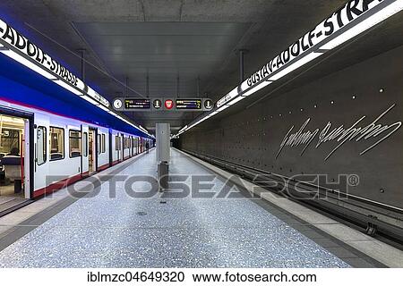Subway station Gustav-Adolf-Strasse, Fürth, Middle Franconia, Bavaria, Germany, Europe View Large Photo Image Stock Image - Subway station Gustav-Adolf-Strasse, Fürth, Middle Franconia, Bavaria, Germany, Europe. Fotosearch
