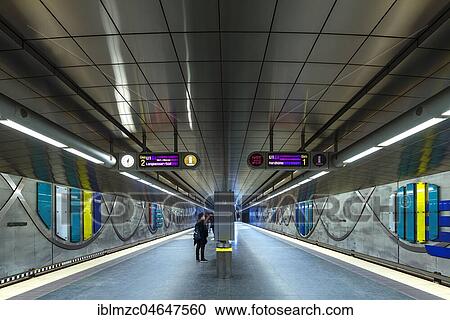 Subway station Kliniken, Fürth, Middle Franconia, Bavaria, Germany, Europe View Large Photo Image Stock Image - Subway station Kliniken, Fürth, Middle Franconia, Bavaria, Germany, Europe. Fotosearch