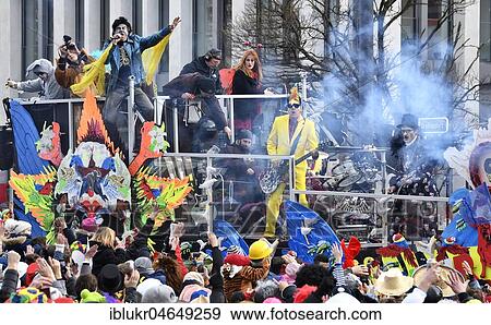 Surprise car with the Düsseldorf band Die Toten Hosen on the Rosenmontagszug, Düsseldorf, North Rhine-Westphalia, Germany, Europe View Large Photo Image Stock Photo - Surprise car with the Düsseldorf band Die Toten Hosen on the Rosenmontagszug, Düsseldorf, North Rhine-Westphalia, Germany, Europe. Fotosearch