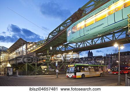 Suspension railway, car WSW GTW Generation 15, station Oberbarmen, Wuppertal, North Rhine-Westphalia, Germany, Europe View Large Photo Image Stock Image - Suspension railway, car WSW GTW Generation 15, station Oberbarmen, Wuppertal, North Rhine-Westphalia, Germany, Europe. Fotosearch