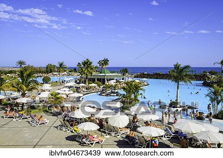 Swimming pools, Parque Maritimo of Cesar Manrique, Santa Cruz de Tenerife, Tenerife, Canary Islands, Canary Islands, Spain, Europe View Large Photo Image Stock Photo - Swimming pools, Parque Maritimo of Cesar Manrique, Santa Cruz de Tenerife, Tenerife, Canary Islands, Canary Islands, Spain, Europe. Fotosearch