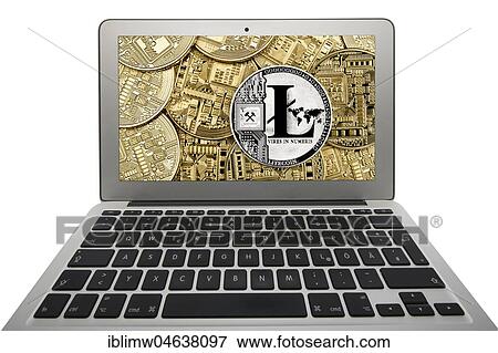 Symbol image cryptocurrency digital currency, silver coin litecoin under gold physical coins View Large Photo Image Stock Photo - Symbol image cryptocurrency digital currency, silver coin litecoin under gold physical coins. Fotosearch