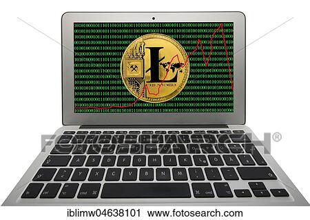 Symbol image Share price Cryptocurrency Digital currency, gold coin Litecoin Laptop Laptop binary code View Large Photo Image Stock Image - Symbol image Share price Cryptocurrency Digital currency, gold coin Litecoin Laptop Laptop binary code. Fotosearch