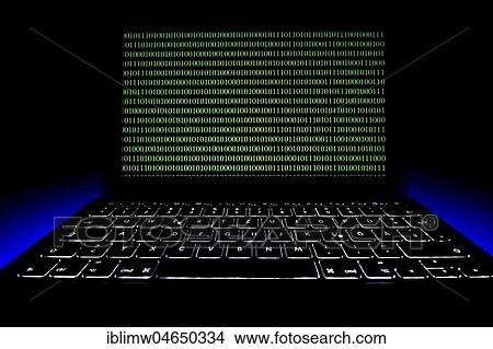 Picture - Symbolic image, Laptop, cybercrime, computer crime, computer hacker, data security. Fotosearch