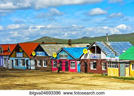 Teahouses and fast food restaurants, service area on the road A0301 near Erdenesant, Mongolia, Asia View Large Photo Image Stock Photograph - Teahouses and fast food restaurants, service area on the road A0301 near Erdenesant, Mongolia, Asia. Fotosearch