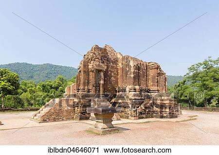 Stock Image - Temple ruin, My Son Temple complex, Provinz Quang Nam, Vietnam, Asia. Fotosearch