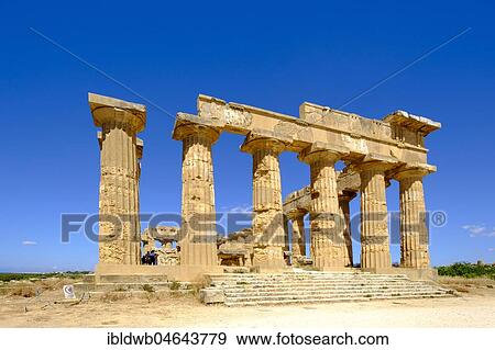 Temple ruin, Temple E, Hera Temple, archaeological site, Selinunt, Province of Trapani, Sicily, Italy, Europe View Large Photo Image Stock Photo - Temple ruin, Temple E, Hera Temple, archaeological site, Selinunt, Province of Trapani, Sicily, Italy, Europe. Fotosearch