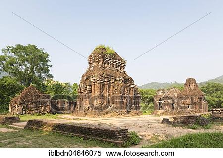 Stock Photography - Temple ruins, My Son Temple complex, Provinz Quang Nam, Vietnam, Asia. Fotosearch