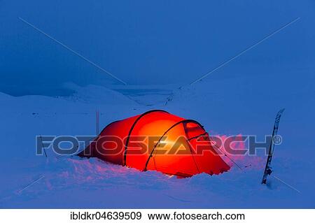 Tent in the snow, Kungsleden or king's trail, Province of Lapland, Sweden, Scandinavia, Europe View Large Photo Image Stock Photo - Tent in the snow, Kungsleden or king's trail, Province of Lapland, Sweden, Scandinavia, Europe. Fotosearch