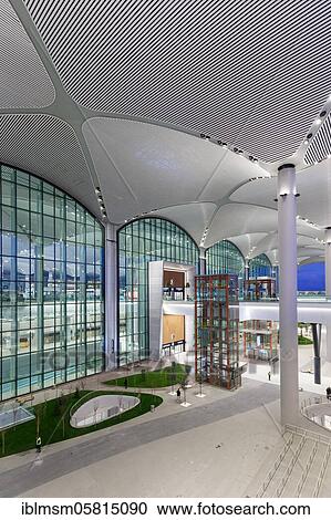 Terminal New Istanbul Airport (ISL/IST) in the, Istanbul, Turkey, Asia View Large Photo Image Stock Image - Terminal New Istanbul Airport (ISL/IST) in the, Istanbul, Turkey, Asia. Fotosearch