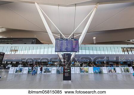 Stock Photography - Terminal of Gdansk Airport Gdansk Lech Walesa Airport (GDN), Gdansk, Poland, Europe. Fotosearch