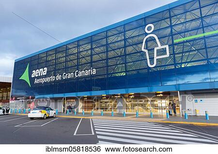 Stock Photograph - Terminal of Gran Canaria Airport (LPA), Gran Canaria, Spain, Europe. Fotosearch