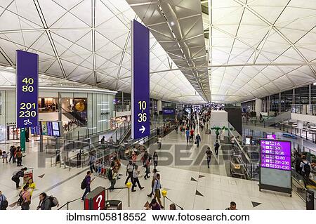 Terminal of Hong Kong Chek Lap Kok Airport (HKG), Hong Kong, China, Asia View Large Photo Image Stock Image - Terminal of Hong Kong Chek Lap Kok Airport (HKG), Hong Kong, China, Asia. Fotosearch