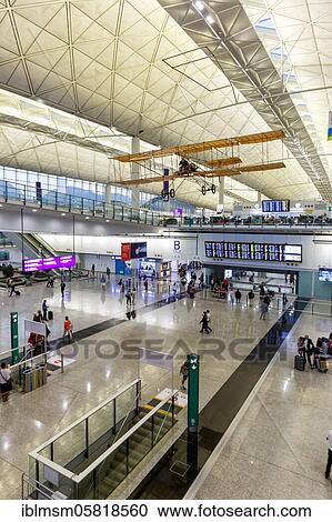 Terminal of Hong Kong Chek Lap Kok Airport (HKG), Hong Kong, China, Asia View Large Photo Image Stock Image - Terminal of Hong Kong Chek Lap Kok Airport (HKG), Hong Kong, China, Asia. Fotosearch