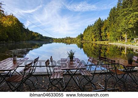Terrace and outdoor gastronomy at the Waldhaus Deininger pond, Straßlach-Dingharting, Upper Bavaria, Bavaria, Germany, Europe View Large Photo Image Stock Photography - Terrace and outdoor gastronomy at the Waldhaus Deininger pond, Straßlach-Dingharting, Upper Bavaria, Bavaria, Germany, Europe. Fotosearch