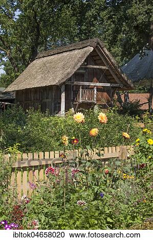 Thatched farmhouse with country garden, local history museum De Theeshof, Schneverdingen, Lüneburg Heath Nature Park, Lower Saxony, Germany, Europe View Large Photo Image Stock Image - Thatched farmhouse with country garden, local history museum De Theeshof, Schneverdingen, Lüneburg Heath Nature Park, Lower Saxony, Germany, Europe. Fotosearch
